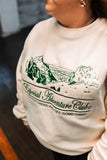 Adventure Club Crewneck- Cream (Preorder)