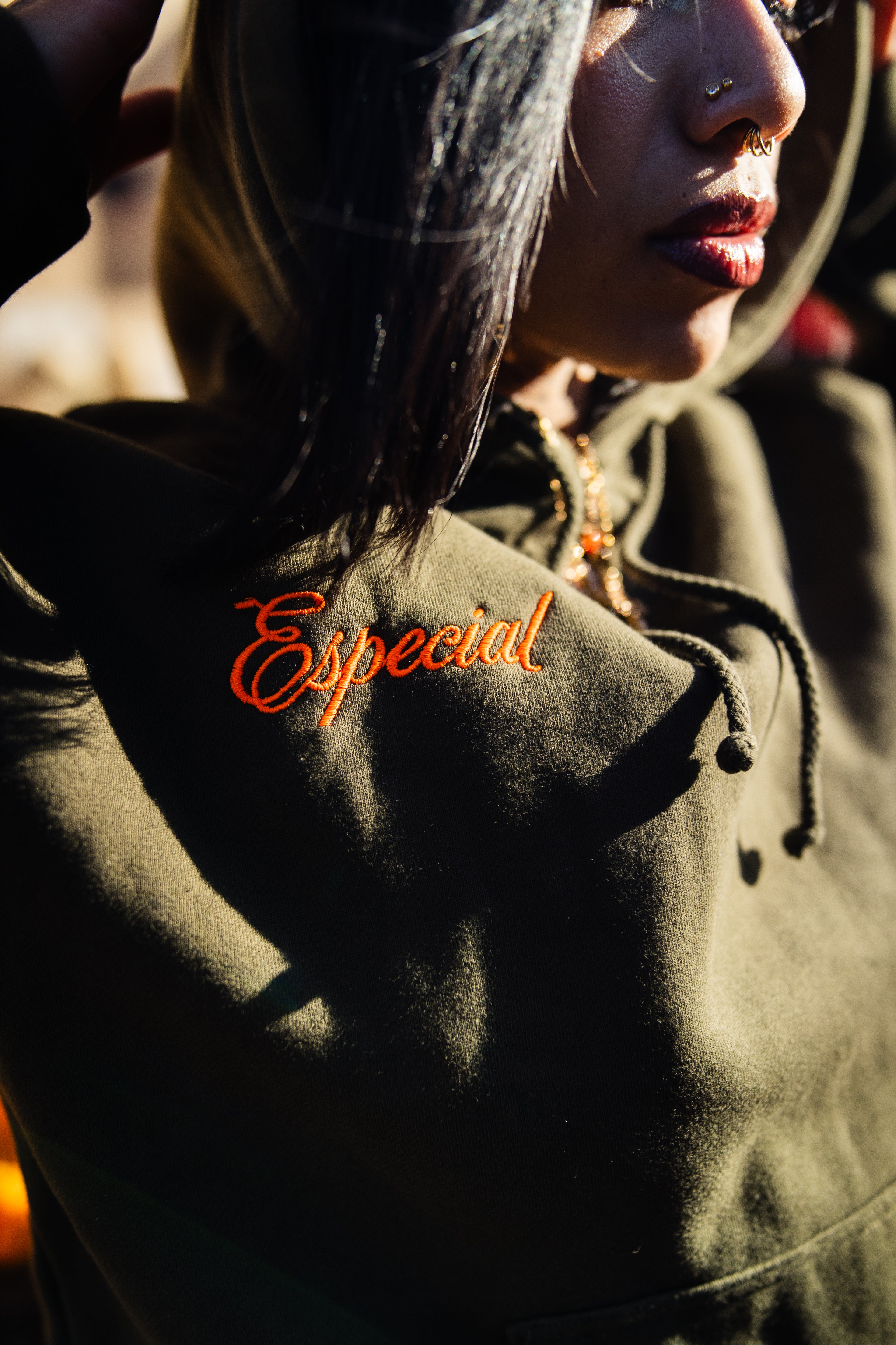 Keep Ya Head Up Hoodie- Army Green (Preorder)