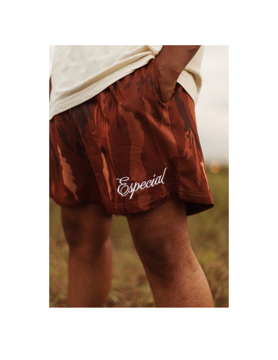 Pecan  Camo Shorts
