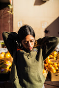 Keep Ya Head Up Hoodie- Army Green (Preorder)