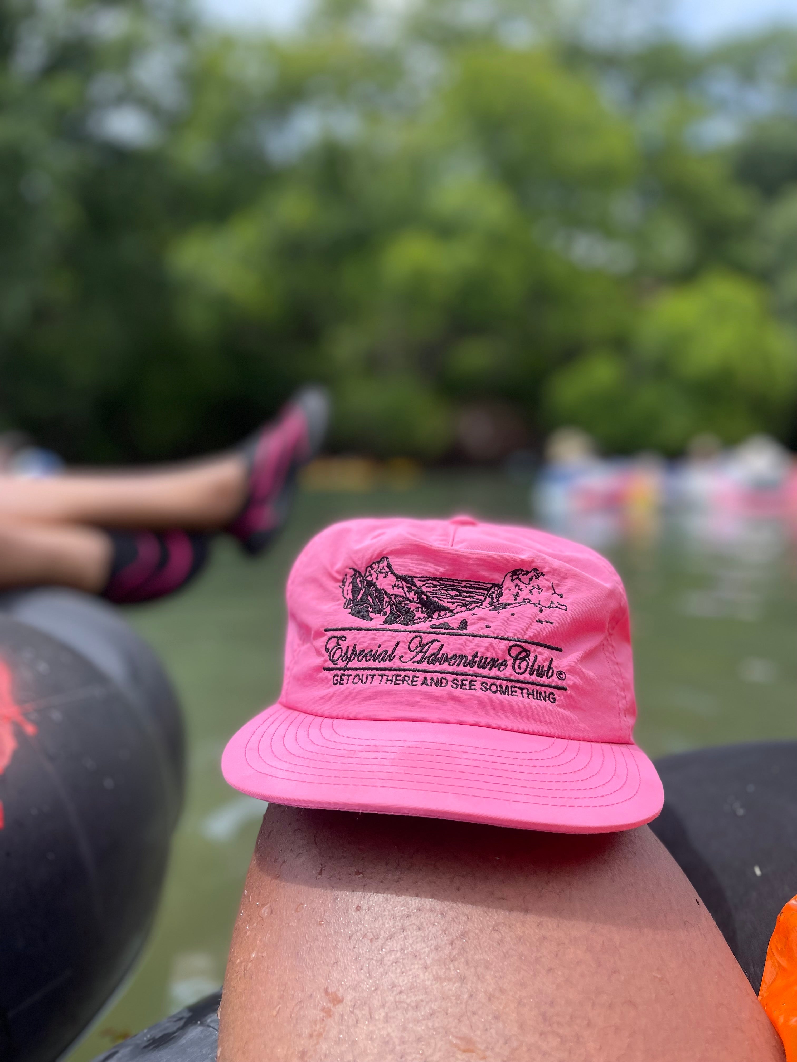 Adventure Club Outdoors Cap Black/ High Vis Pink