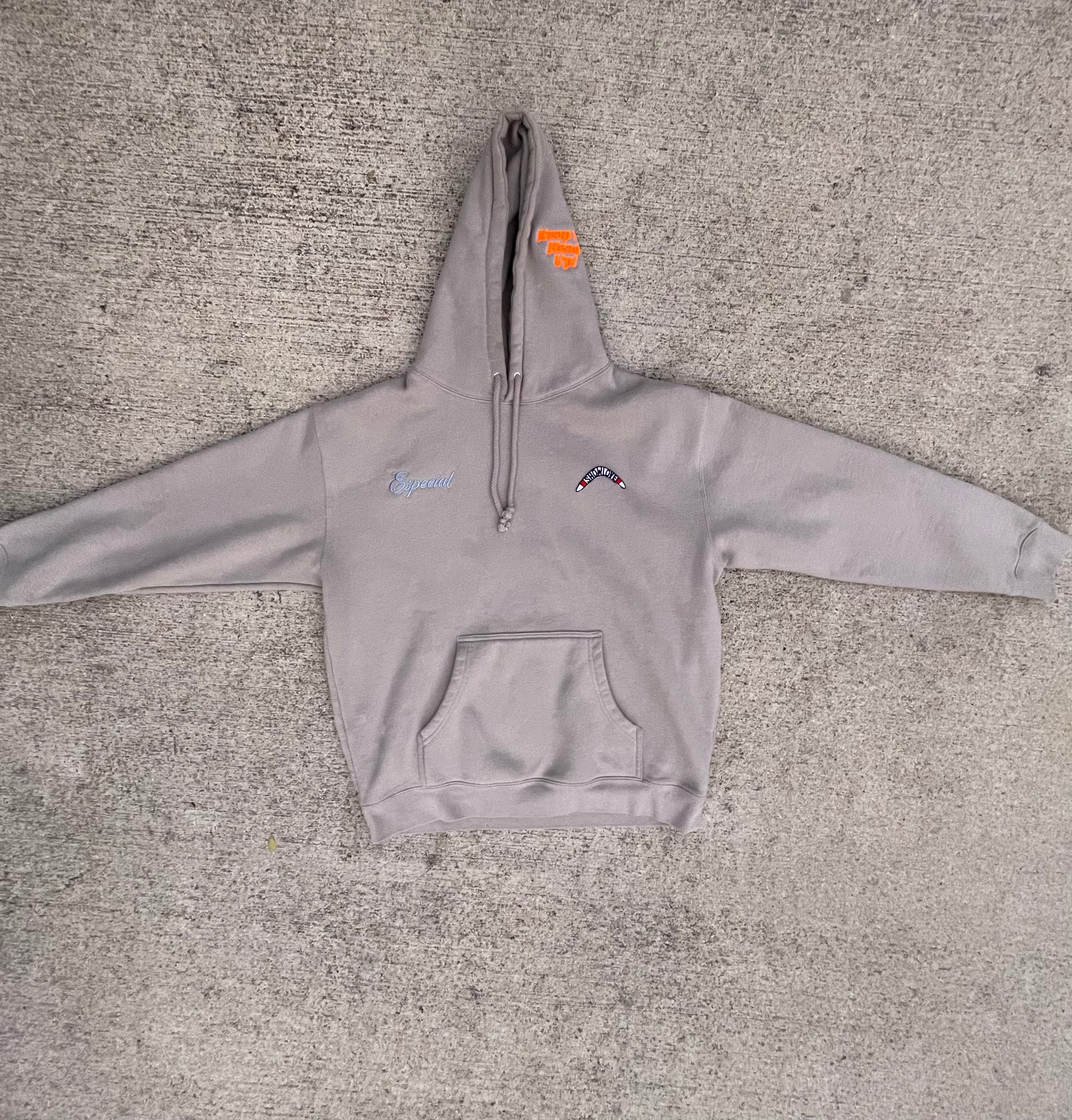Keep Ya Head Up Hoodie- In Concrete