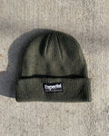 Lowbar Beanie in Olive Green