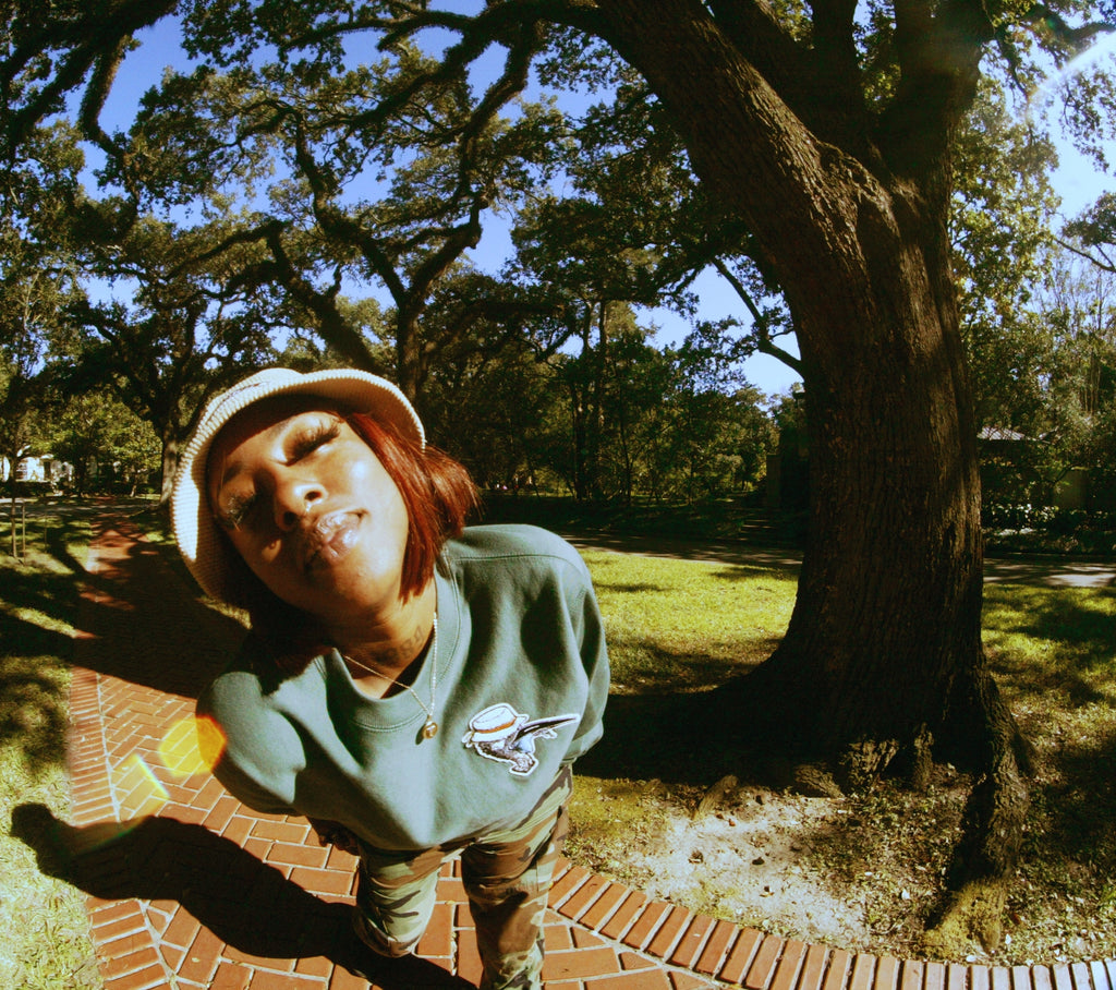 Early Bird- Forest Green Crewneck