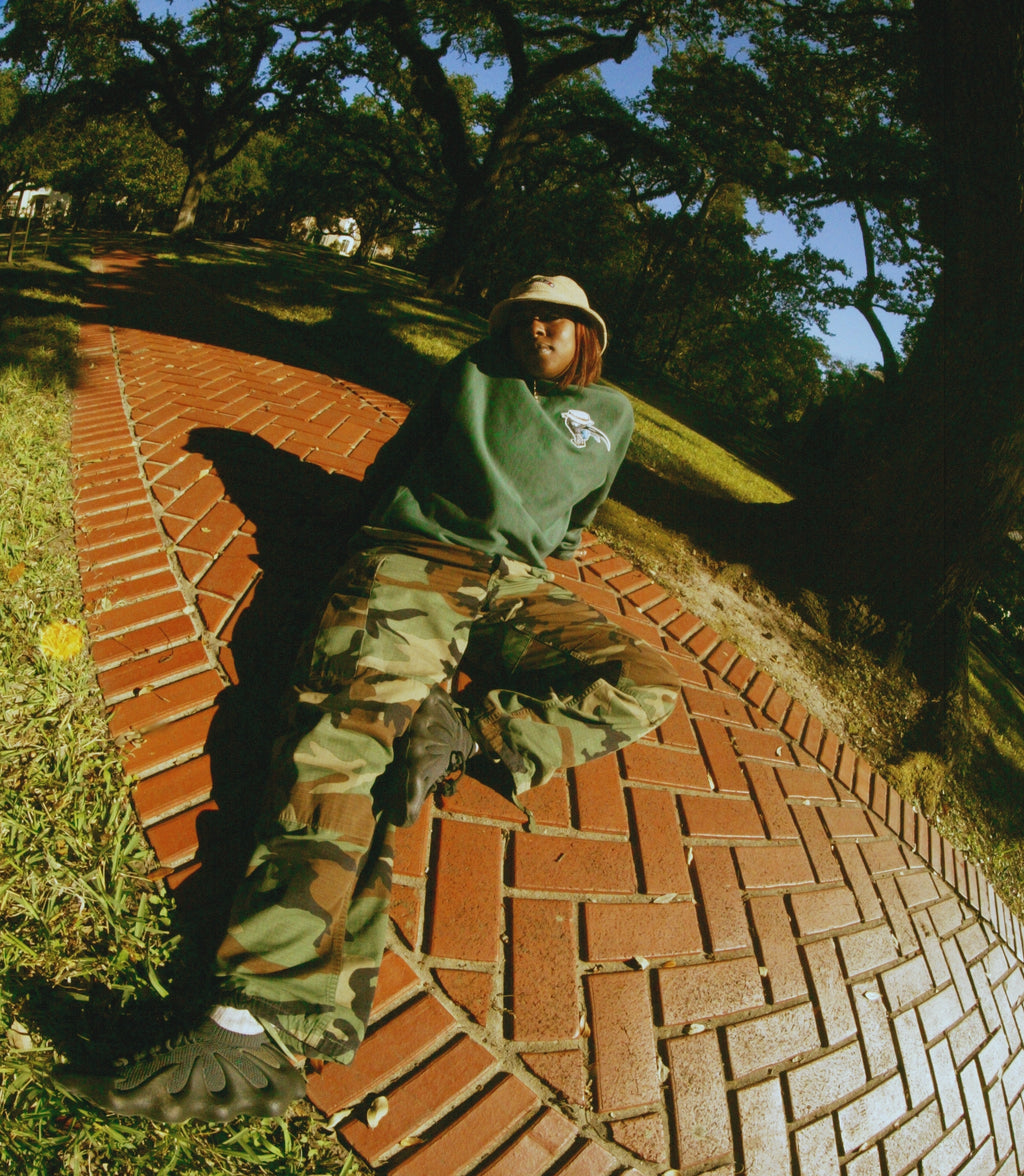 Early Bird- Forest Green Crewneck