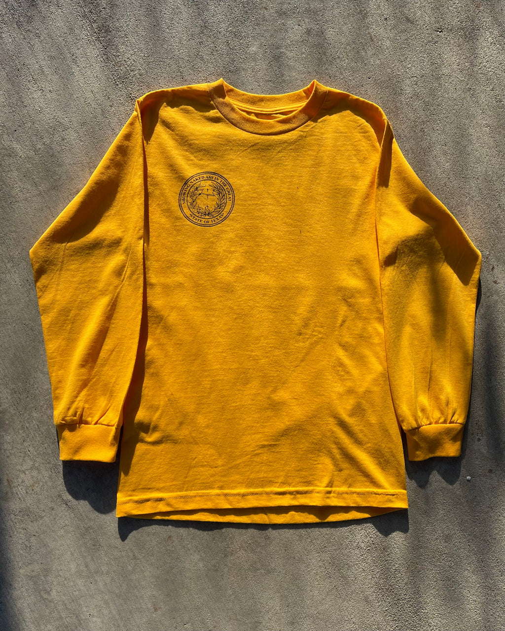 Obligated  L/S Black/Goldenrod