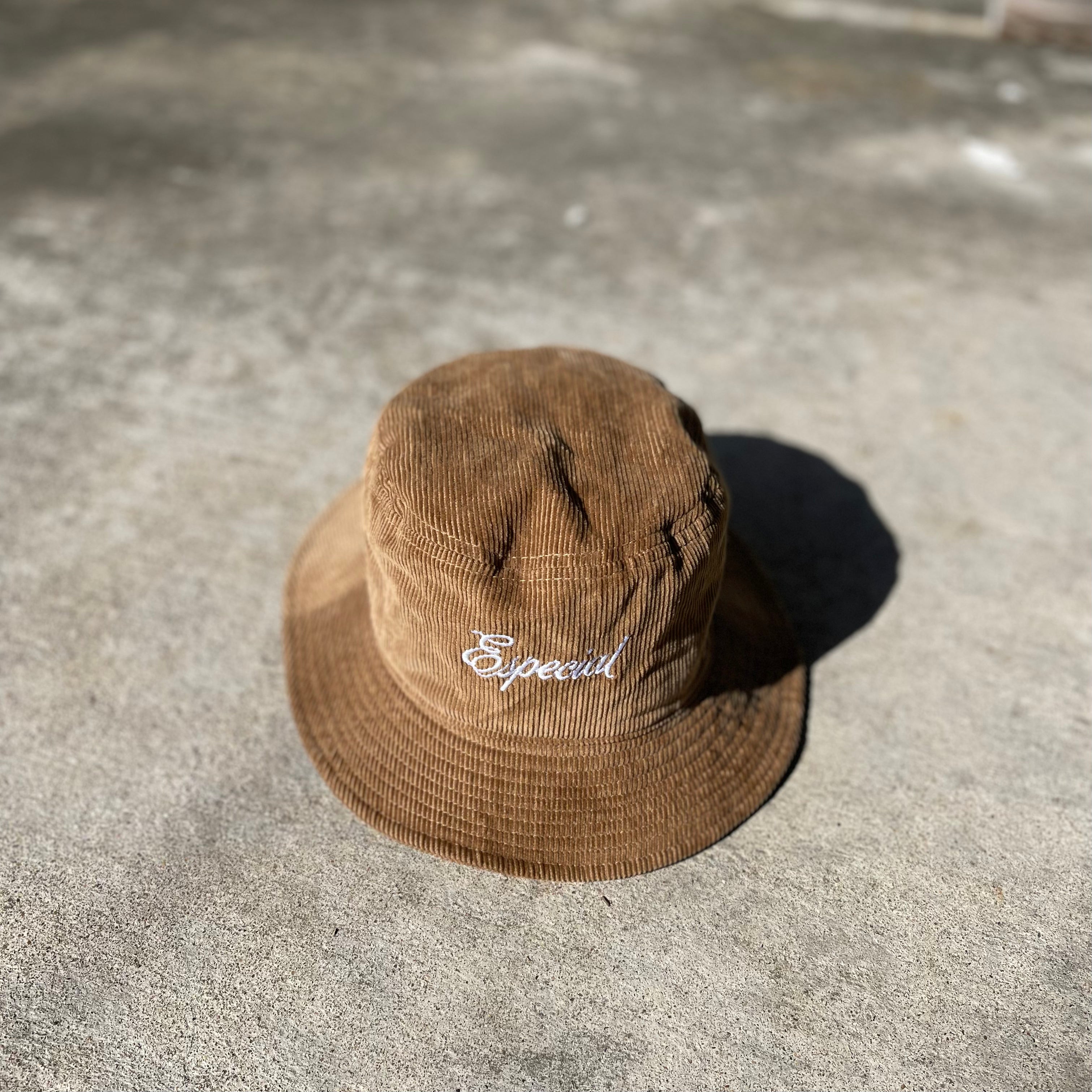 Script- Corduroy Boonie Bucket in Tan