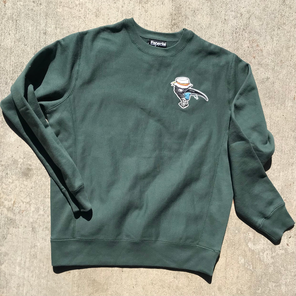 Early Bird- Forest Green Crewneck