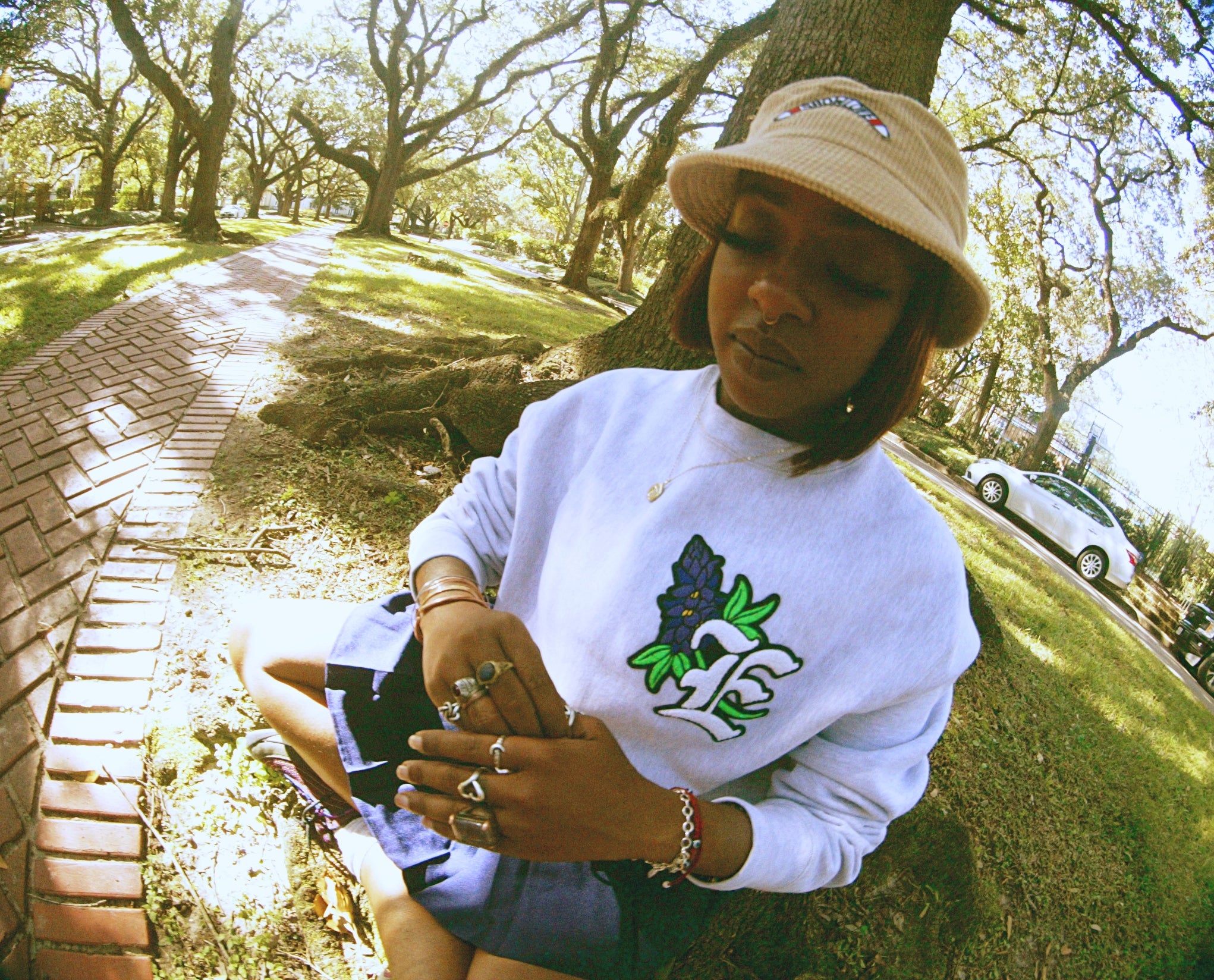 Bonnie- Athletic Grey Crewneck