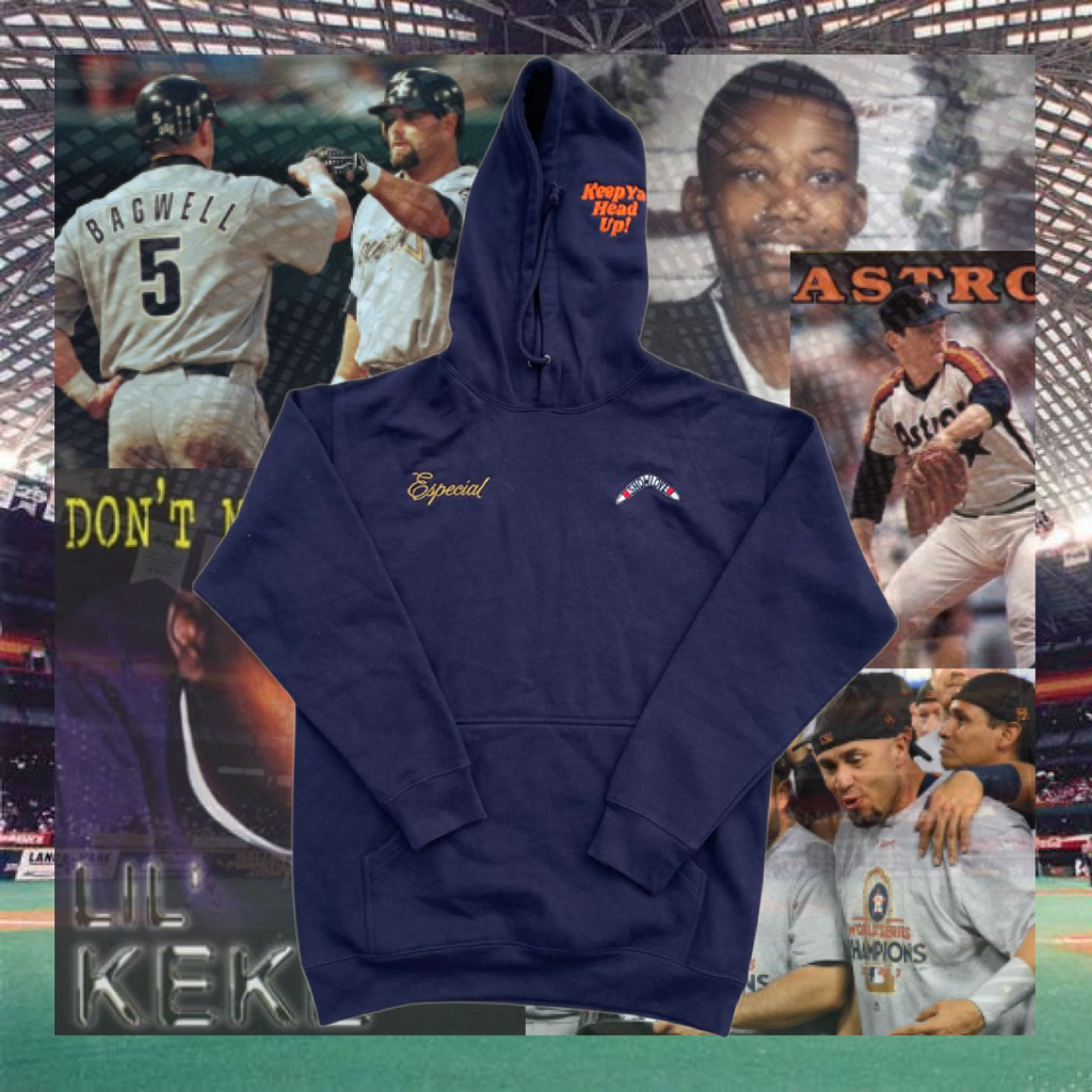Keep Ya Head Up Hoodie- In Navy Blue