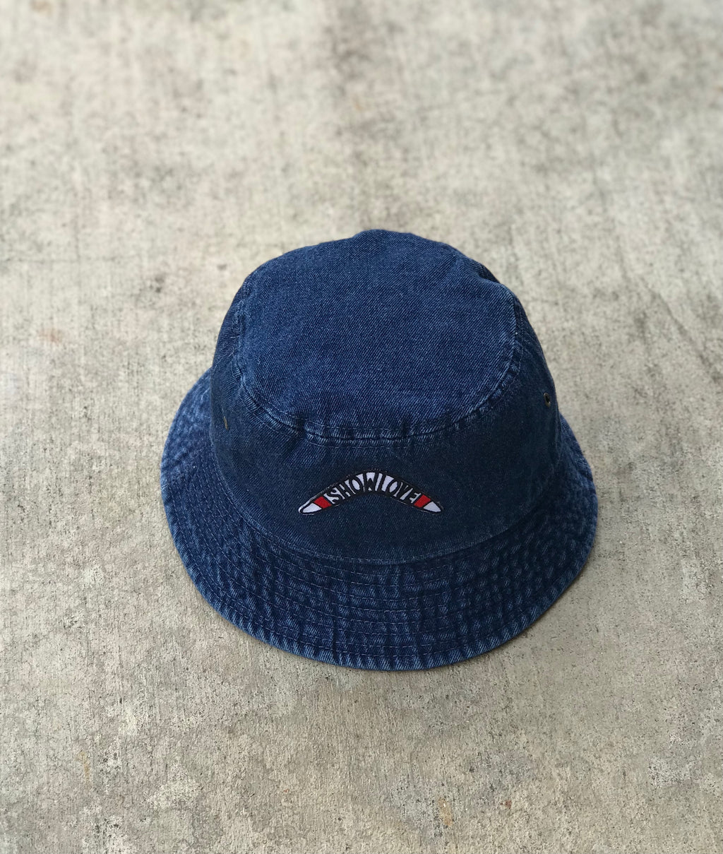 Show Love Bucket Hat-Denim