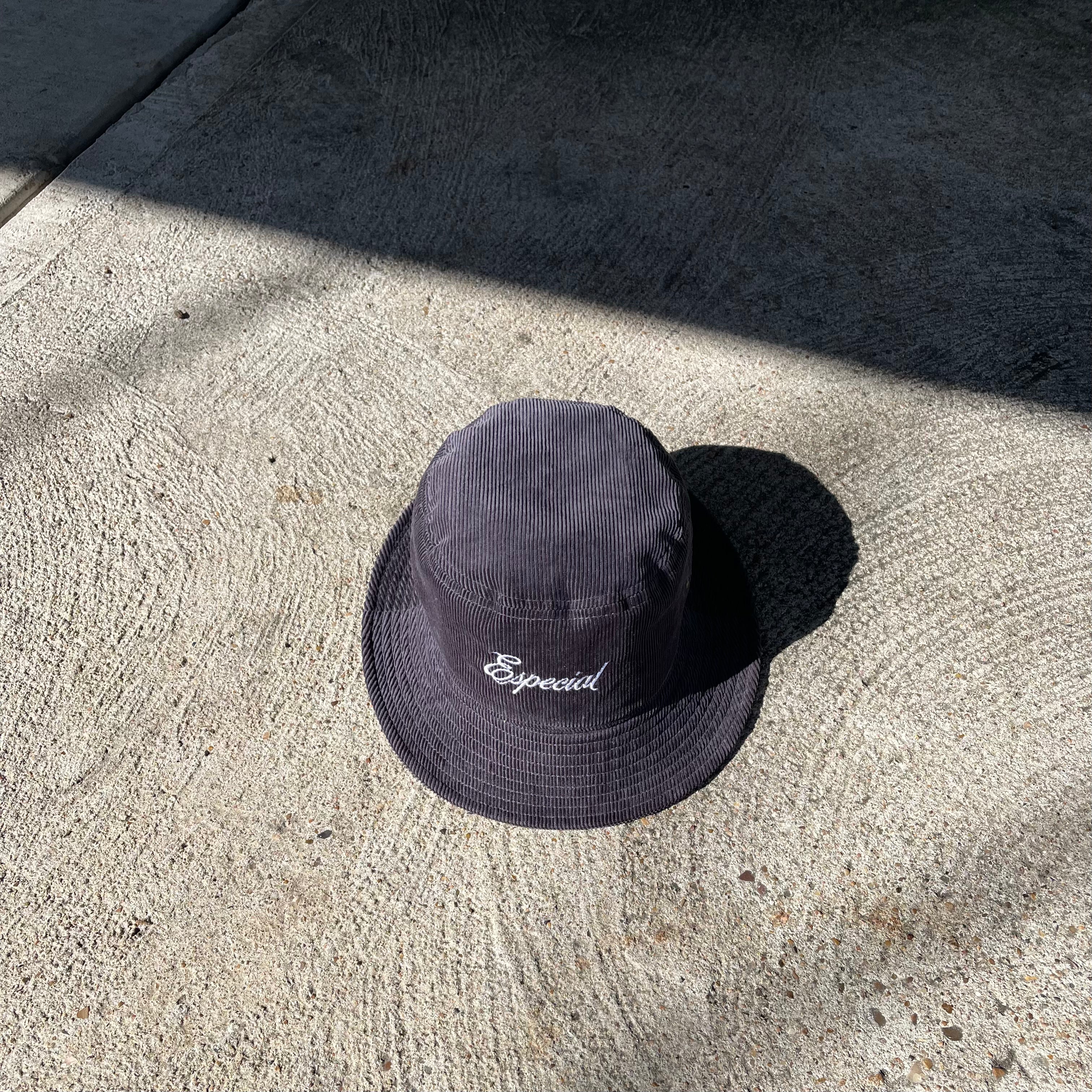 Script- Corduroy Bucket in Graphite